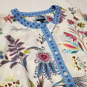 *NWT* Talbots Floral Blouse